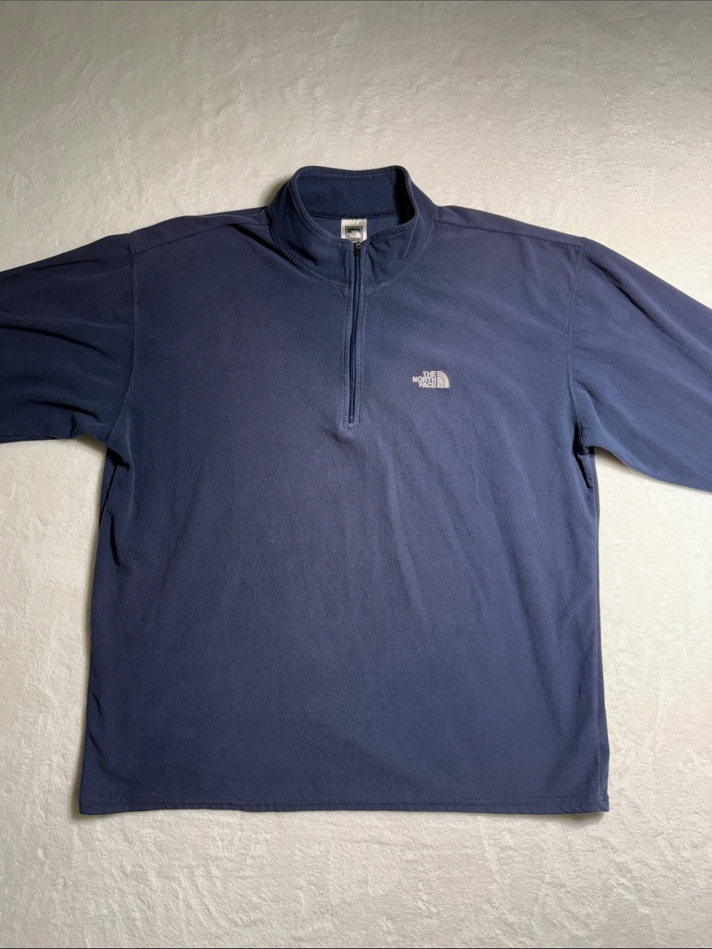 The North Face Navy Blue 1/4 Zip Fleece Pullover